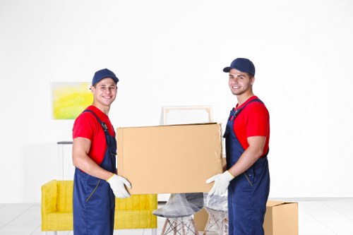 Removals van supporting a home move in Merton
