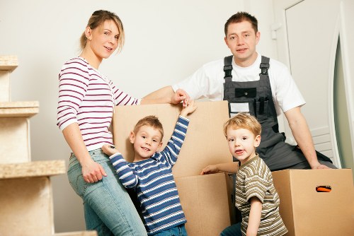 Packing and moving boxes for a home removal in Merton