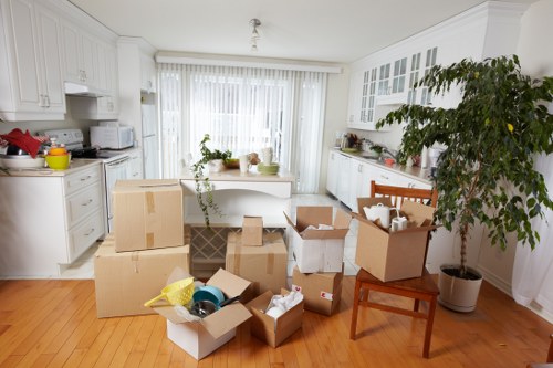 Removal van and residential street access in Merton