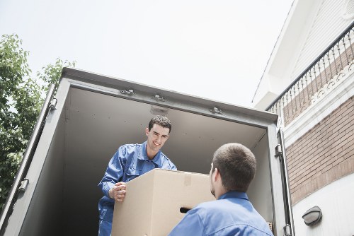 Preparing belongings for a moving van booking in Merton