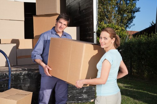 Packing and moving office furniture for a Merton commercial relocation